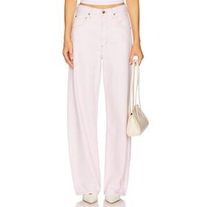 AGOLDE Low Curve Jeans Size 27 Cosmos Light Pink Barrel Leg NWT $248 MSRP